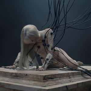 Bad Angel (with LISA) single cover by Anyma, LISA